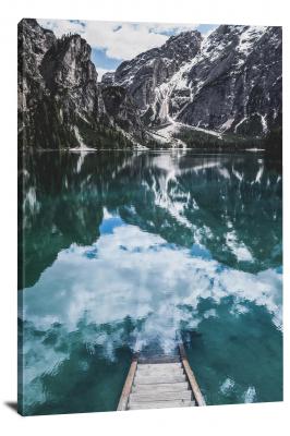 Lago Di Braies, 2018 - Canvas Wrap