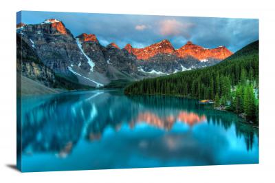 Alberta Canada Lake, 2017 - Canvas Wrap