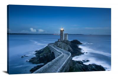 Lighthouse in France, 2016 - Canvas Wrap