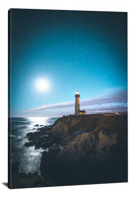 Pigeon Point Lighthouse, 2018 - Canvas Wrap
