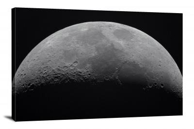 Closeup of the Moon, 2018 - Canvas Wrap