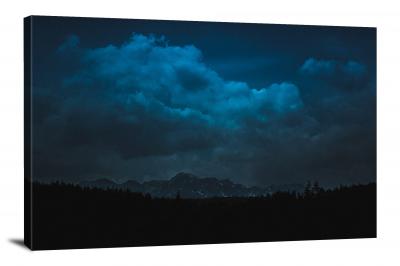 Nighttime Clouds, 2018 - Canvas Wrap