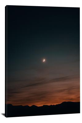Moon after a Sunset, 2020 - Canvas Wrap