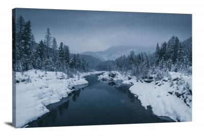 Winter in Montana, 2019 - Canvas Wrap