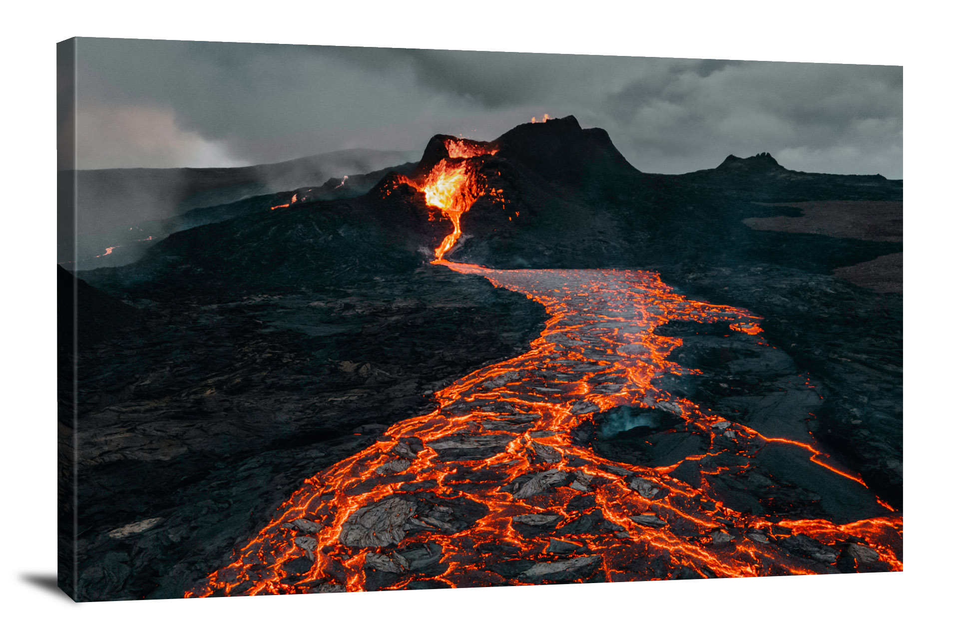 Volcanic Eruption, 2021 - Canvas Wrap