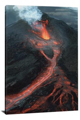 Kilauea Volcano, 2020 - Canvas Wrap