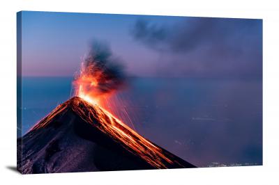 Volcan De Fuego, 2020 - Canvas Wrap