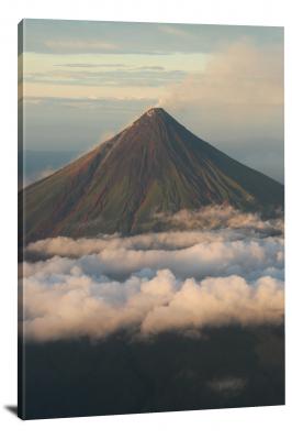 Mayon Volcano, 2021 - Canvas Wrap
