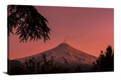 Villarica Volcano, 2019 - Canvas Wrap