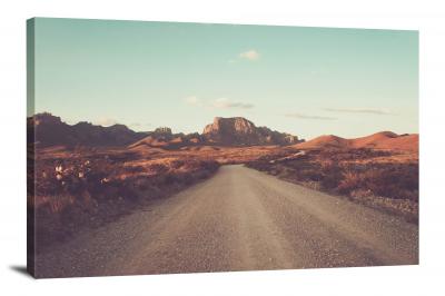Road to Big Bend, 2020 - Canvas Wrap