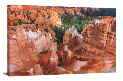 Topview Bryce Canyon, 2016 - Canvas Wrap