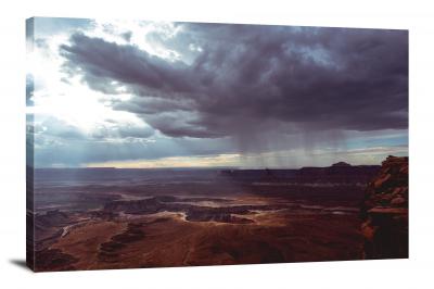 Summer Storm Over Canyonlands, 2018 - Canvas Wrap