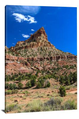 Capitol Reef Cliff, 2016 - Canvas Wrap
