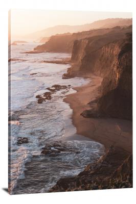 Sunset California Coast, 2020 - Canvas Wrap