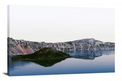 Crater Lake Panorama, 2021 - Canvas Wrap