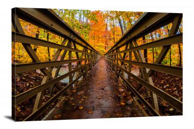 Autumn Bridge, 2018 - Canvas Wrap