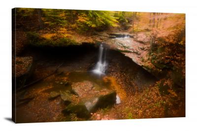 Long Exposure of a Waterfall, 2014 - Canvas Wrap