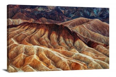 Death Valley Mountains, 2017 - Canvas Wrap