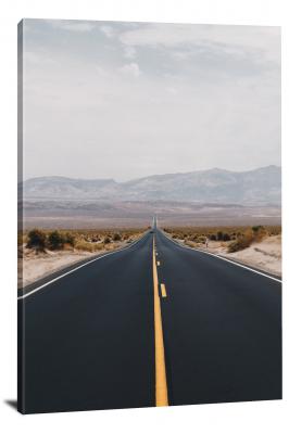 Death Valley Black Road, 2020 - Canvas Wrap