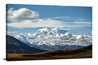 Mt Denali in September, 2020 - Canvas Wrap