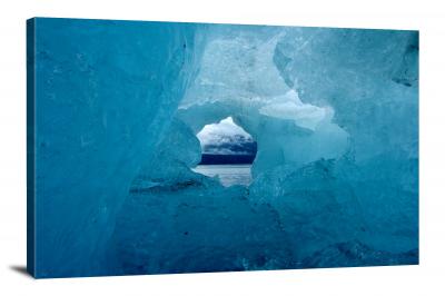 Glacier Ice Cave, 2008 - Canvas Wrap