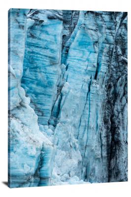 Details of Lamplugh Glacier, 2013 - Canvas Wrap