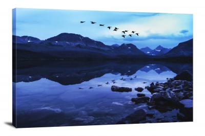Geese Flying North, 2020 - Canvas Wrap