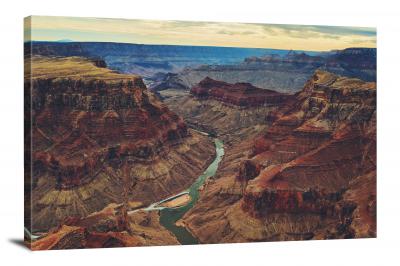 Grand Canyon River, 2018 - Canvas Wrap