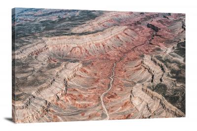 Aerial View Grand Canyon, 2018 - Canvas Wrap