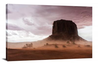 Monument Valley Storm, 2018 - Canvas Wrap