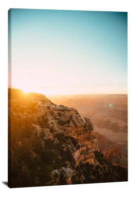 Grand Canyon Sun Glare, 2021 - Canvas Wrap