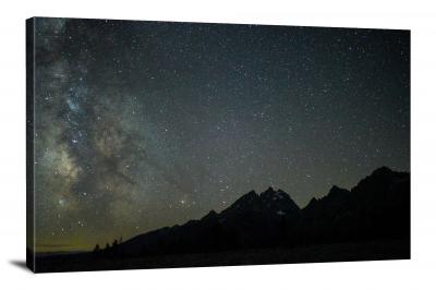 Starry Teton, 2020 - Canvas Wrap