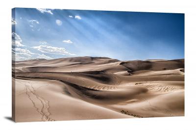 Windswept Sand Dunes, 2021 - Canvas Wrap