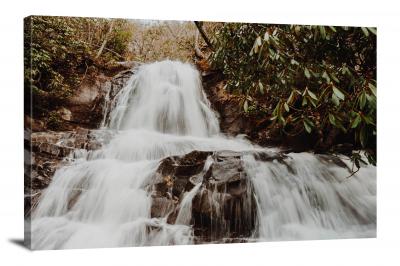 Waterfall over Rocks, 2020 - Canvas Wrap