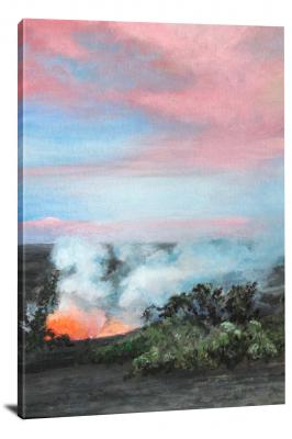 Rendering of Volcano National Park, 2019 - Canvas Wrap