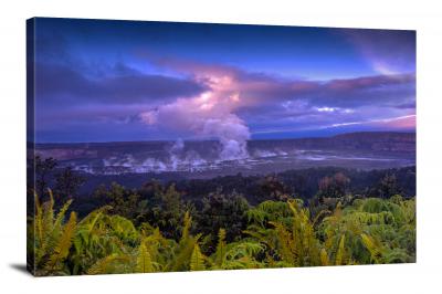 Early Morning View of Kilauea, 2018 - Canvas Wrap