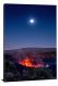 A Full Moon Sets Over Mauna Loa, 2021 - Canvas Wrap