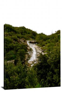 Green Small Waterfall, 2011 - Canvas Wrap