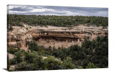 Cliff Dwelling from Above, 2015 - Canvas Wrap
