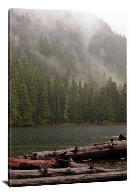CW1930-mount-rainier-national-park-green-lake-in-the-rain-00