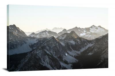 Icy Mountains, 2015 - Canvas Wrap