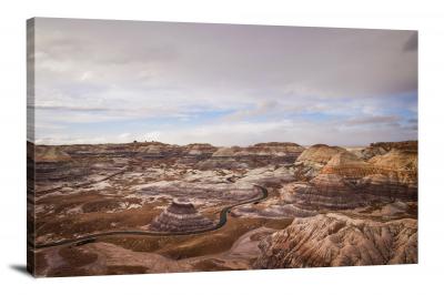 Blue Mesa Trail Overlook, 2022 - Canvas Wrap