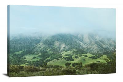 Clouds on Green Hills, 2021 - Canvas Wrap