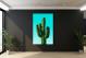 Green Cactus Against Blue Sky, 2019 - Canvas Wrap2