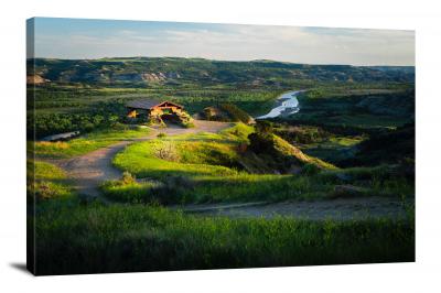 Rock Covering on Road, 2020 - Canvas Wrap