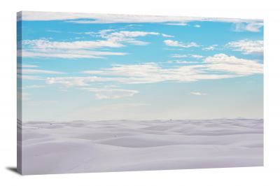 White Ocean Meets Sky, 2021 - Canvas Wrap