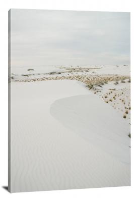 White Gypsum Sand, 2018 - Canvas Wrap