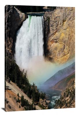 Rainbow Waterfall, 2021 - Canvas Wrap