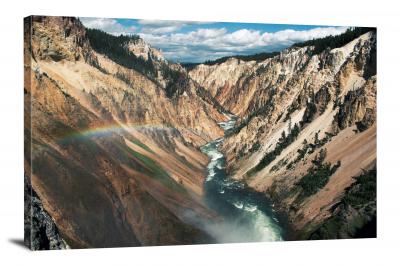 Rainbow and River, 2019 - Canvas Wrap