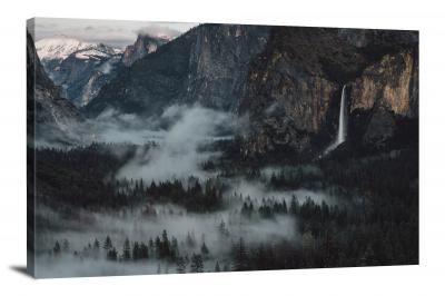 Fog in the Valley, 2018 - Canvas Wrap